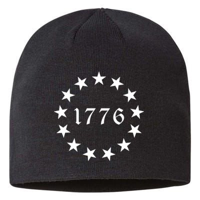 We The People 1776 Betsy Ross Flag 13 Stars Sustainable Beanie