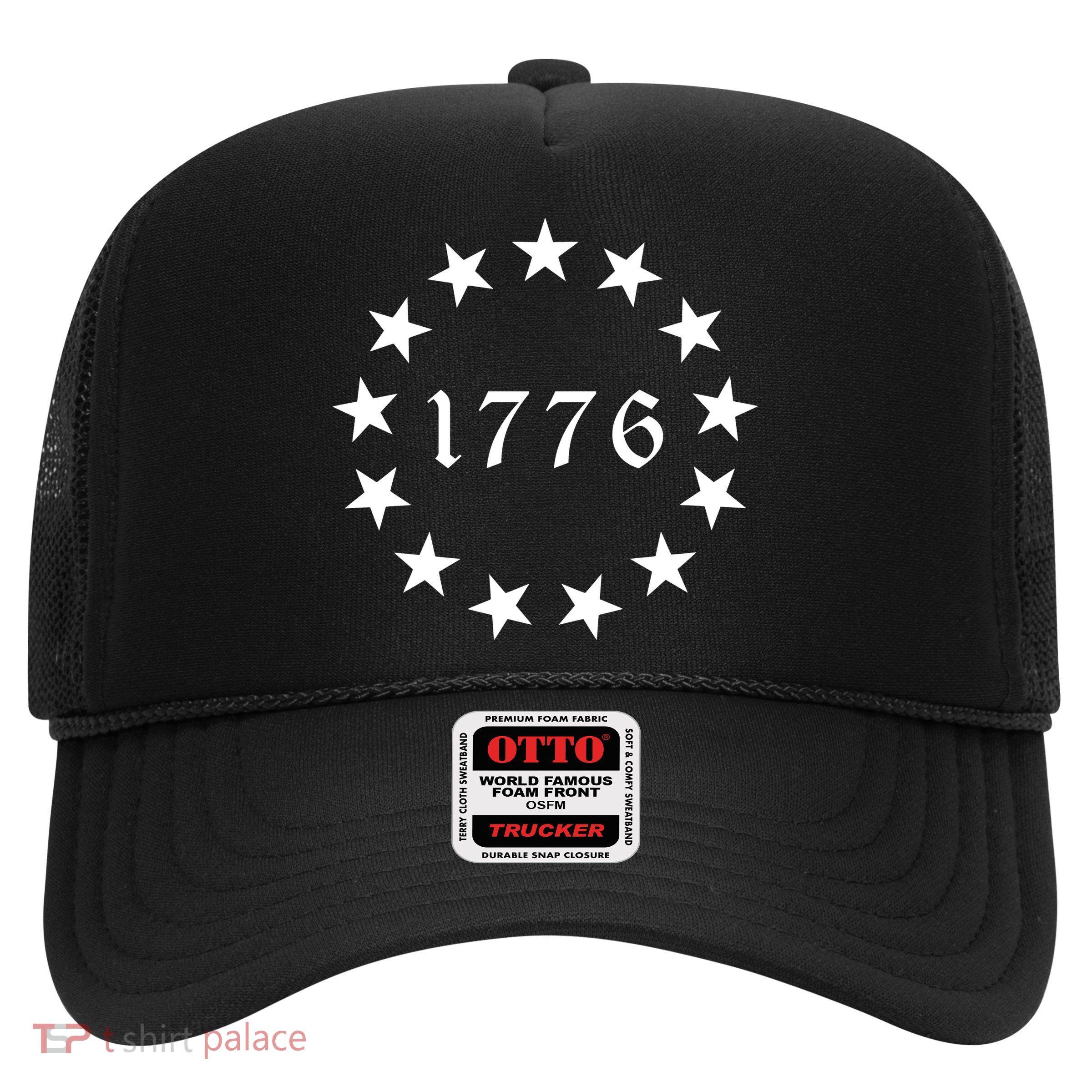 We The People 1776 Betsy Ross Flag 13 Stars Trucker Hat