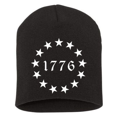 We The People 1776 Betsy Ross Flag 13 Stars Short Acrylic Beanie
