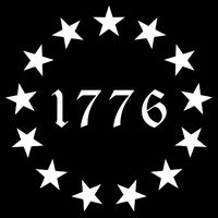 We The People 1776 Betsy Ross Flag 13 Stars Zip Tote Bag
