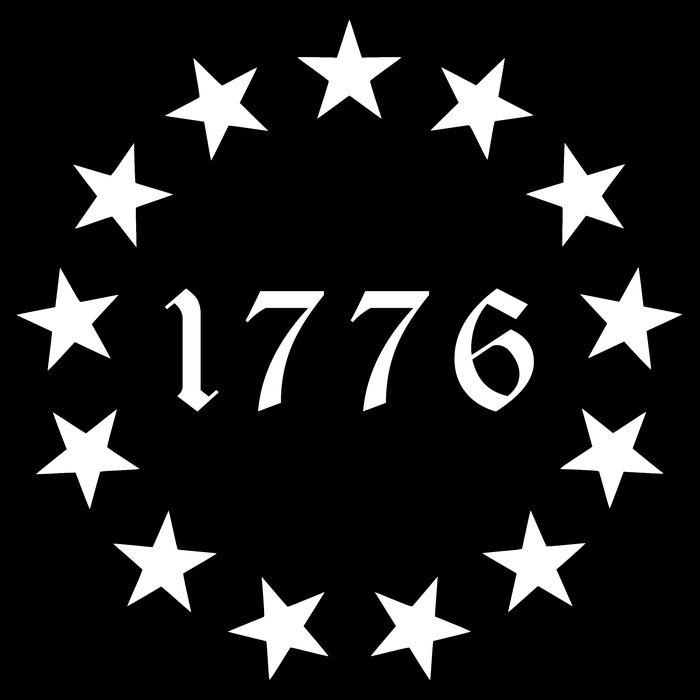 We The People 1776 Betsy Ross Flag 13 Stars Zip Tote Bag