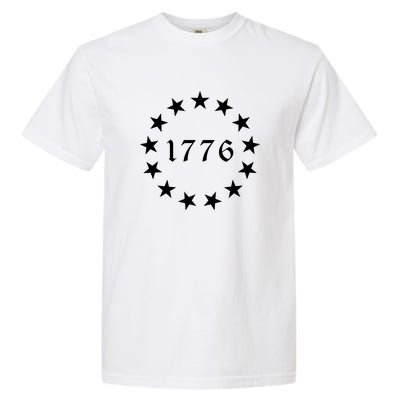 We The People 1776 Betsy Ross Flag 13 Stars Garment-Dyed Heavyweight T-Shirt