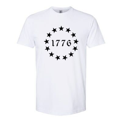 We The People 1776 Betsy Ross Flag 13 Stars Softstyle CVC T-Shirt