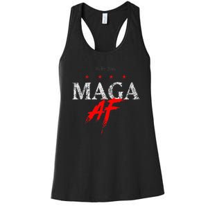 We The People Maga Af Women's Racerback Tank