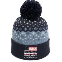 We The People Trump Vance 2024 Usa Vintage Flag The Baniff Cuffed Pom Beanie