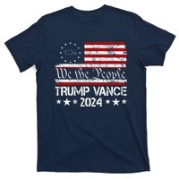 We The People Trump Vance 2024 Usa Vintage Flag T-Shirt