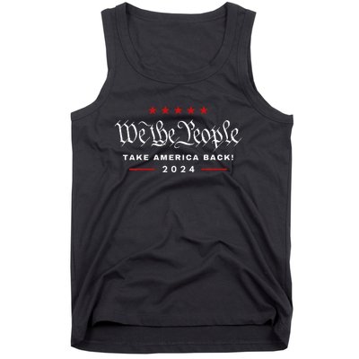 We The People Take America Back 4th Of July Trump Maga 2024 Tank Top