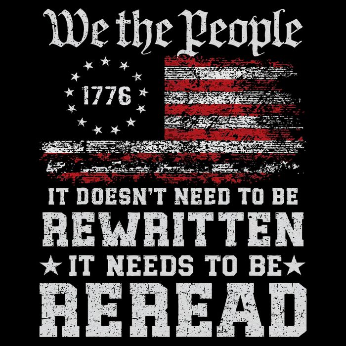 We The People Constitution Needs To Reread Usa Flag July 4th Apron