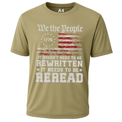 We The People Constitution Needs To Reread Usa Flag July 4th Performance Shirt