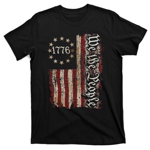 We The People 1776 American Flag 4th Of July Men Women T-Shirt