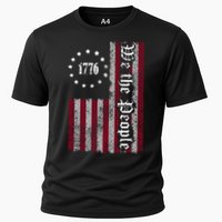 We The People Flag Cooling Performance Crew T-Shirt