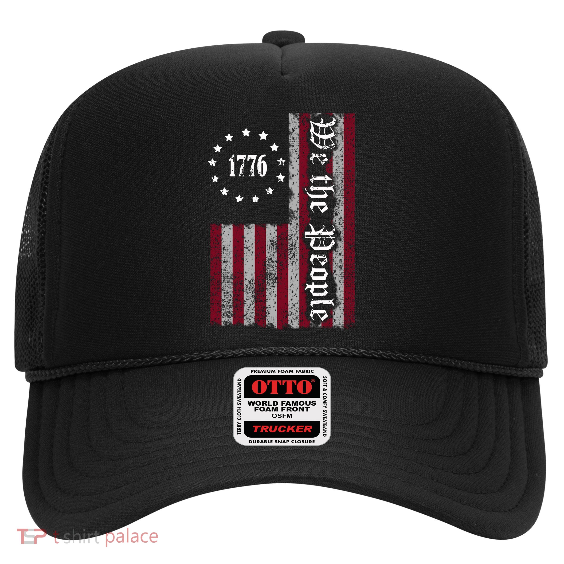 We The People Flag Trucker Hat