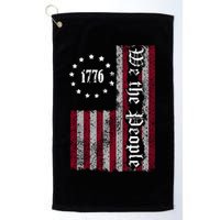 We The People Flag Golf Towel