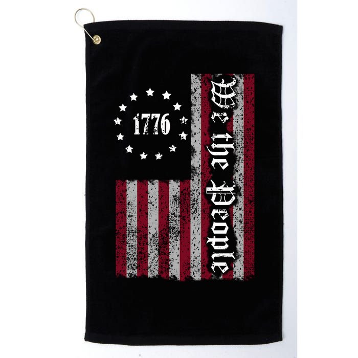 We The People Flag Golf Towel