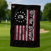 We The People Flag Golf Towel