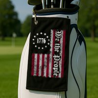 We The People Flag Golf Towel