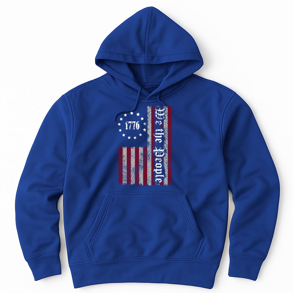 We The People Flag Hoodie