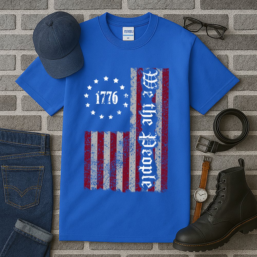 We The People Flag Tall T-Shirt