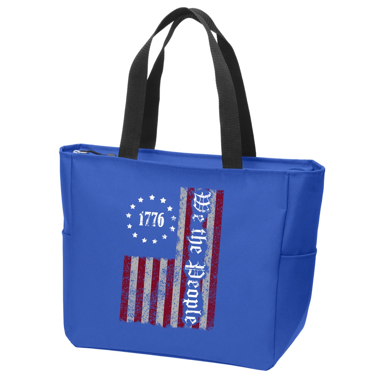 We The People Flag Zip Tote Bag