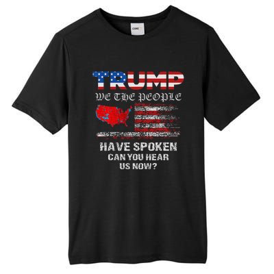 We The People Have Spoken Map Of 2024 Election Results Maga Tall Fusion ChromaSoft Performance T-Shirt