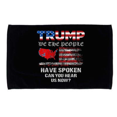 We The People Have Spoken Map Of 2024 Election Results Maga Microfiber Hand Towel