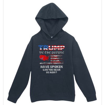 We The People Have Spoken Map Of 2024 Election Results Maga Urban Pullover Hoodie