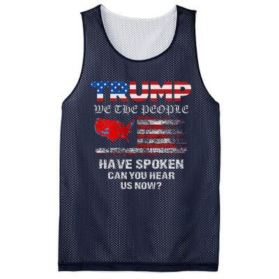 We The People Have Spoken Map Of 2024 Election Results Maga Mesh Reversible Basketball Jersey Tank