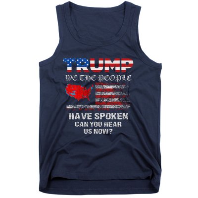 We The People Have Spoken Map Of 2024 Election Results Maga Tank Top