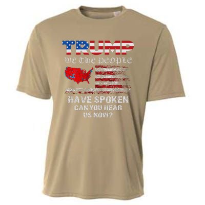 We The People Have Spoken Map Of 2024 Election Results Maga Cooling Performance Crew T-Shirt