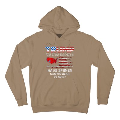 We The People Have Spoken Map Of 2024 Election Results Maga Hoodie