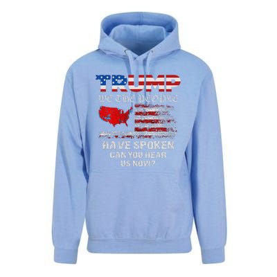 We The People Have Spoken Map Of 2024 Election Results Maga Unisex Surf Hoodie