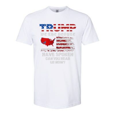 We The People Have Spoken Map Of 2024 Election Results Maga Softstyle CVC T-Shirt