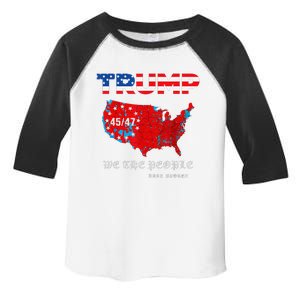 We The People Have Spoken Map Of 2024 Election Results Maga Toddler Fine Jersey T-Shirt