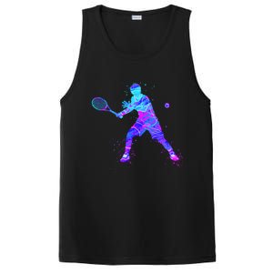 Watercolor Tennis Player PosiCharge Competitor Tank