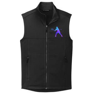 Watercolor Tennis Player Collective Smooth Fleece Vest