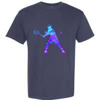 Watercolor Tennis Player Garment-Dyed Heavyweight T-Shirt