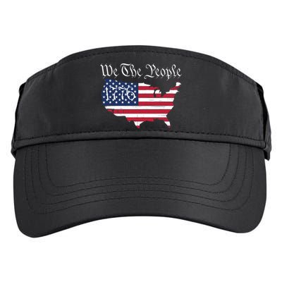 We The People 1776 Conservative Patriotic American US Constitution American Adult Drive Performance Visor