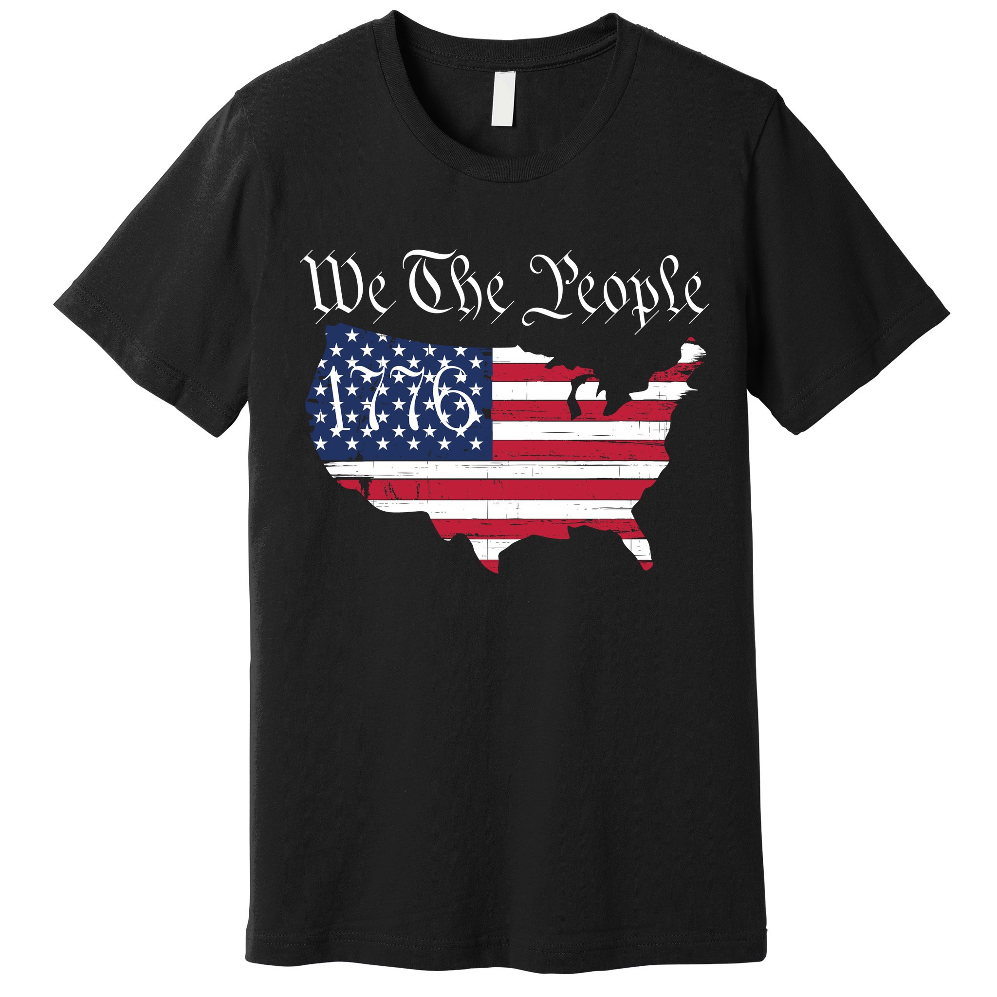 We The People 1776 Conservative Patriotic American US Constitution American Premium T-Shirt