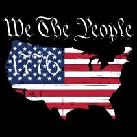 We The People 1776 Conservative Patriotic American US Constitution American Womens Tank Top