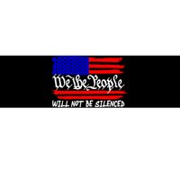 We The People Will Not Be Silenced Trump 2024 Bumper Sticker