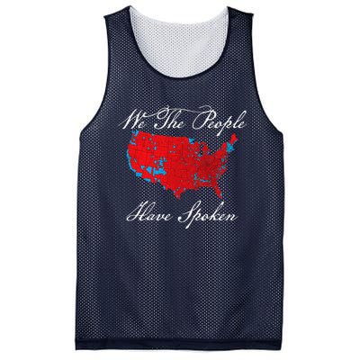 We The People Have Spoken Map Of 2024 Election Results Mesh Reversible Basketball Jersey Tank