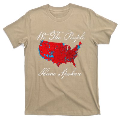 We The People Have Spoken Map Of 2024 Election Results T-Shirt