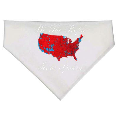 We The People Have Spoken Map Of 2024 Election Results USA-Made Doggie Bandana