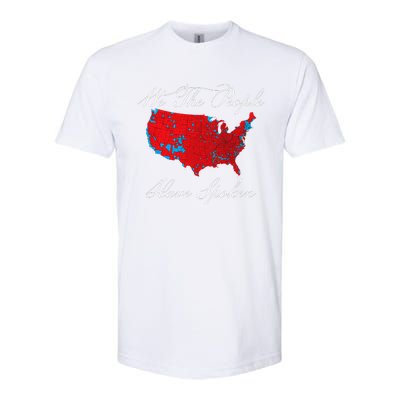 We The People Have Spoken Map Of 2024 Election Results Softstyle CVC T-Shirt