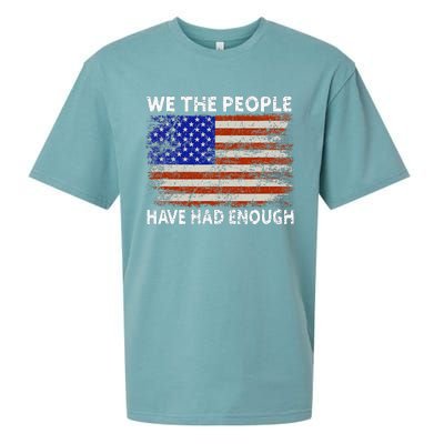 We The People Have Had Enough USA Sueded Cloud Jersey T-Shirt