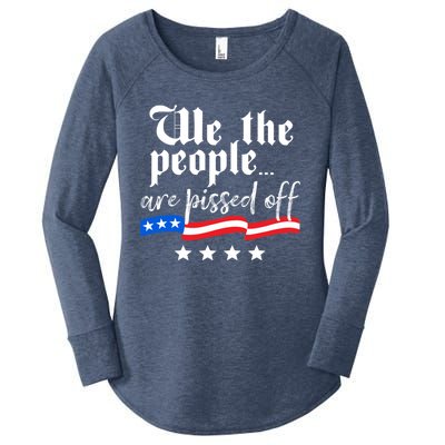 We The People Are Pissed Off Constitution Freedom Great Gift Women's Perfect Tri Tunic Long Sleeve Shirt