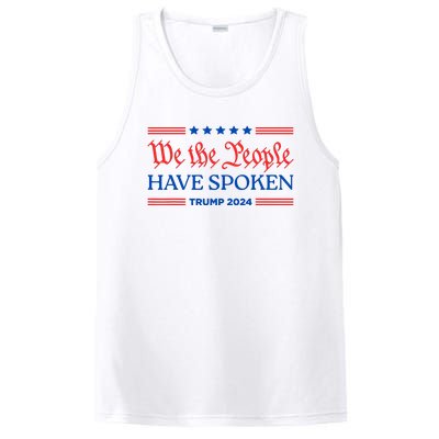 We The People Have Spoken Trump 2024 Maga Patriot Statement PosiCharge Competitor Tank