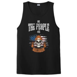 We The People Are Teamsters Union Laborer USA Flag PosiCharge Competitor Tank