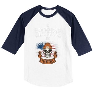 We The People Are Teamsters Union Laborer USA Flag Baseball Sleeve Shirt