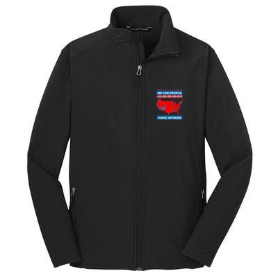 We The People Have Spoken Map Of 2024 Election Core Soft Shell Jacket